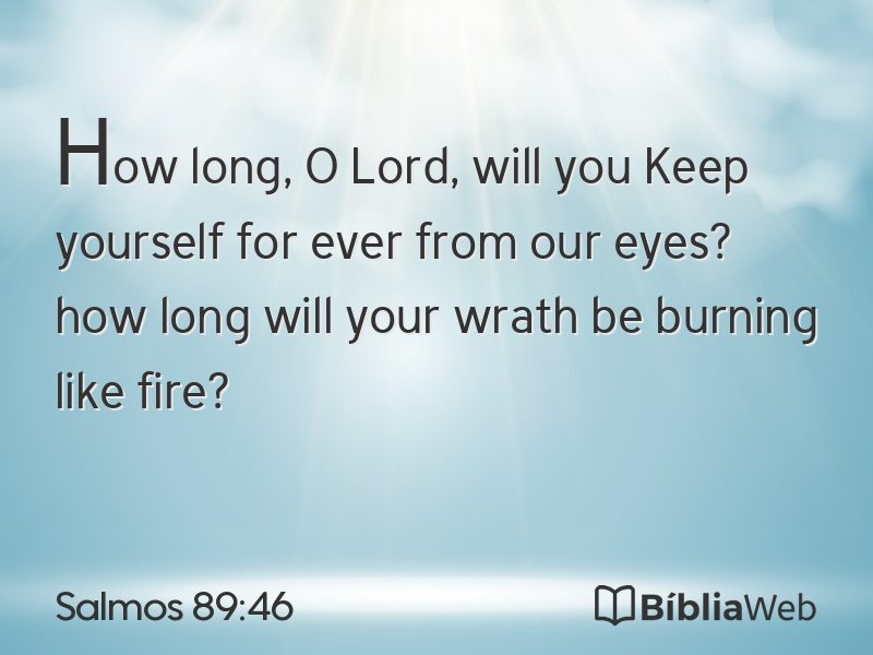 Salmos 89:46 em imagem para compartilhar