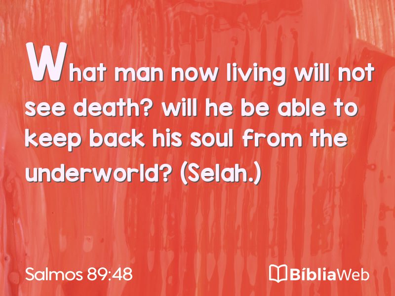 Salmos 89:48 em imagem para compartilhar