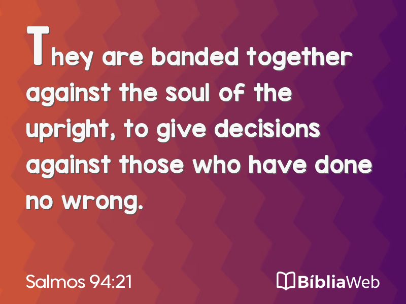 Salmos 94:21 em imagem para compartilhar