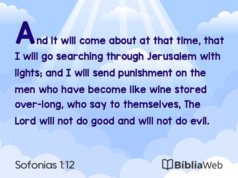 Sofonias 1:12 em imagem para compartilhar