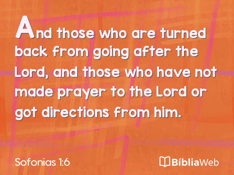 Sofonias 1:6 em imagem para compartilhar