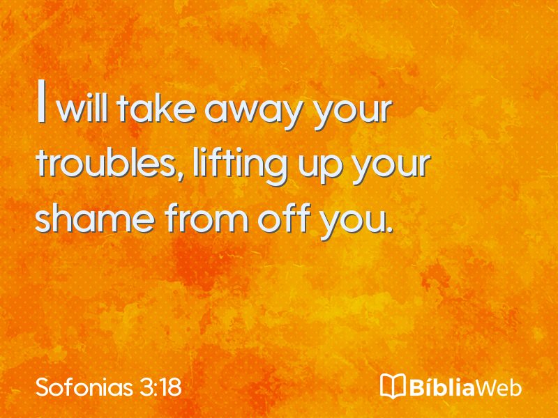 Sofonias 3:18 em imagem para compartilhar