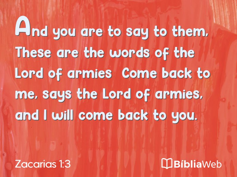 Zacarias 1:3 em imagem para compartilhar