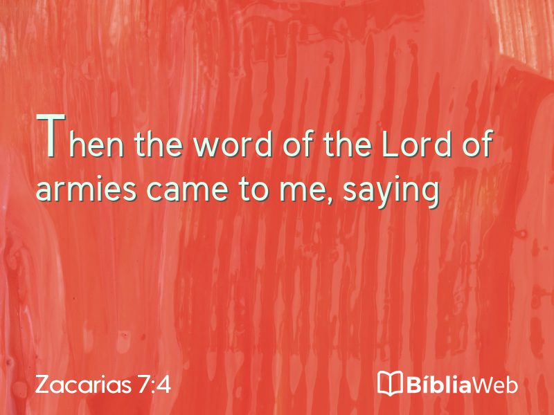 Zacarias 7:4 em imagem para compartilhar