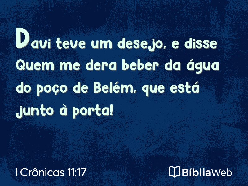 I Crônicas 11:17 em imagem para compartilhar