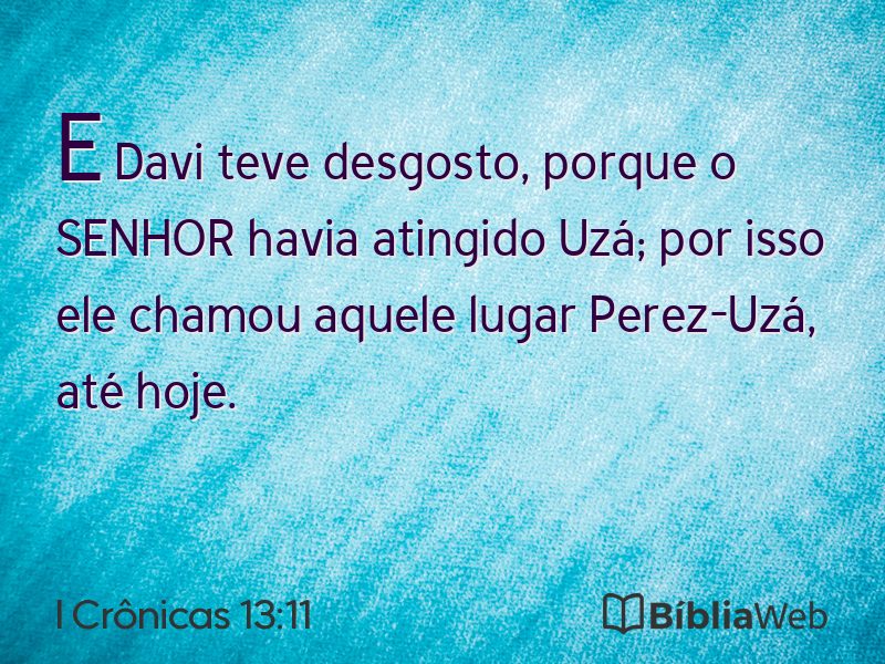 I Crônicas 13:11 em imagem para compartilhar