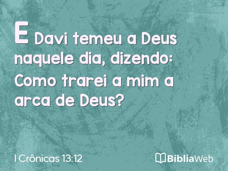 I Crônicas 13:12 em imagem para compartilhar