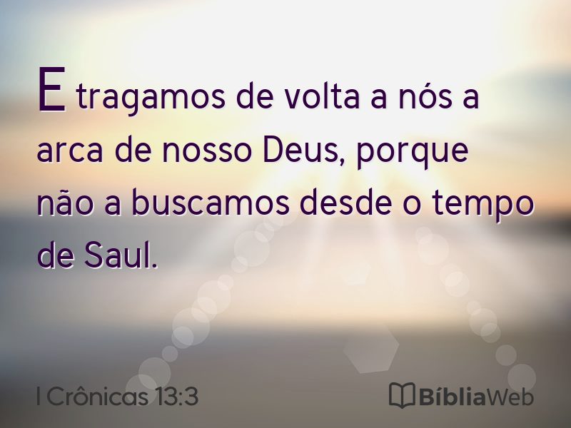 I Crônicas 13:3 em imagem para compartilhar