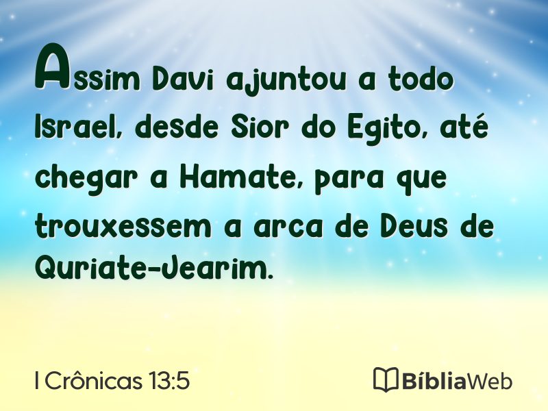 I Crônicas 13:5 em imagem para compartilhar