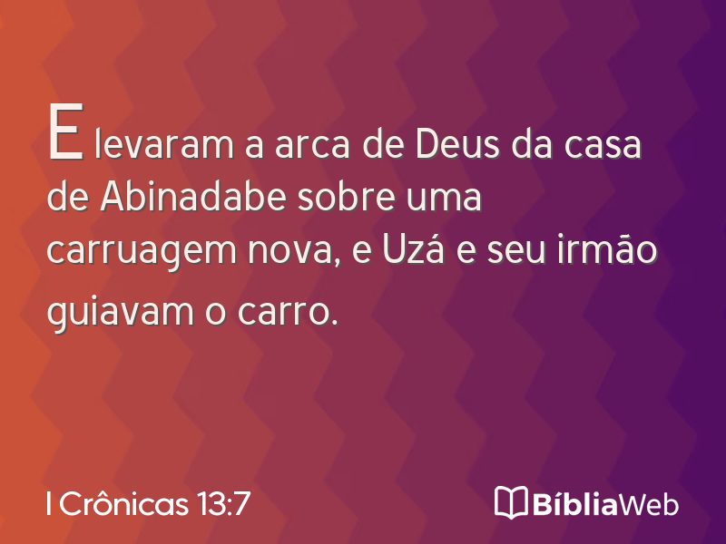 I Crônicas 13:7 em imagem para compartilhar