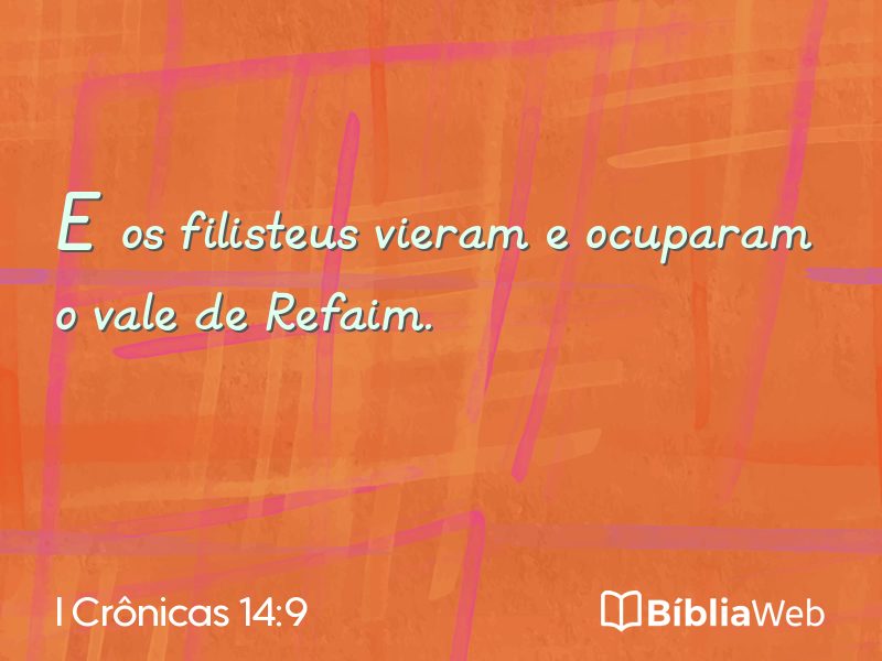 I Crônicas 14:9 em imagem para compartilhar