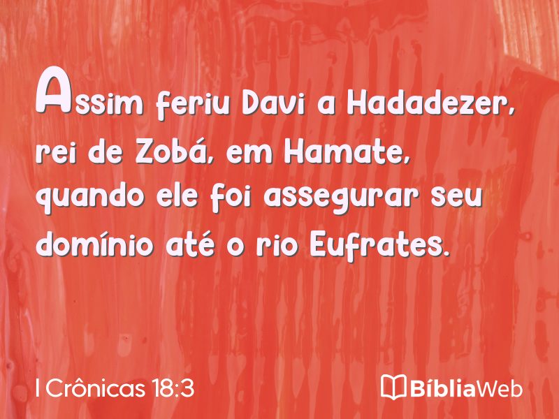 I Crônicas 18:3 em imagem para compartilhar