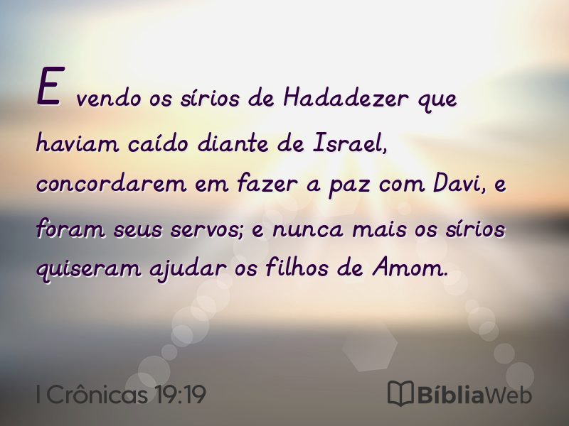 I Crônicas 19:19 em imagem para compartilhar