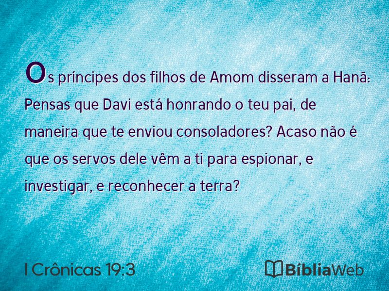 I Crônicas 19:3 em imagem para compartilhar