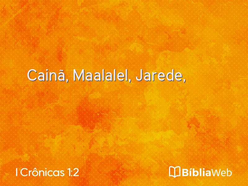 I Crônicas 1:2 em imagem para compartilhar