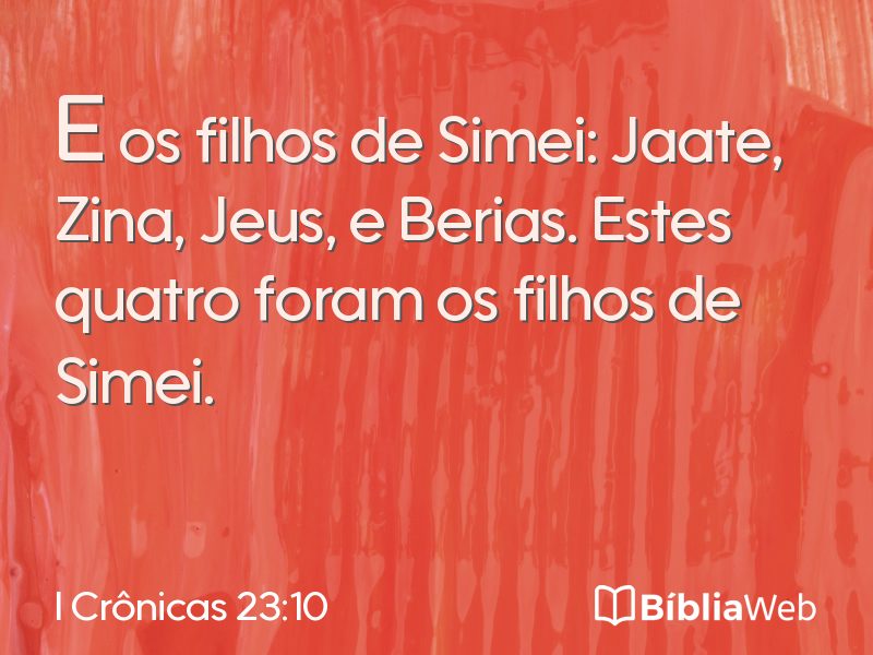 I Crônicas 23:10 em imagem para compartilhar