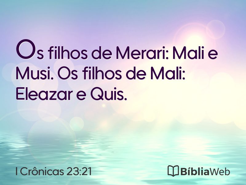 I Crônicas 23:21 em imagem para compartilhar