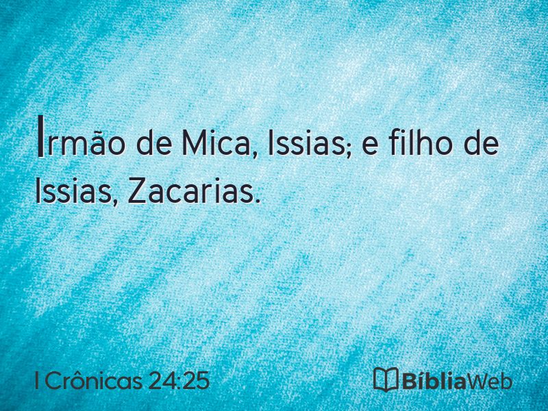 I Crônicas 24:25 em imagem para compartilhar