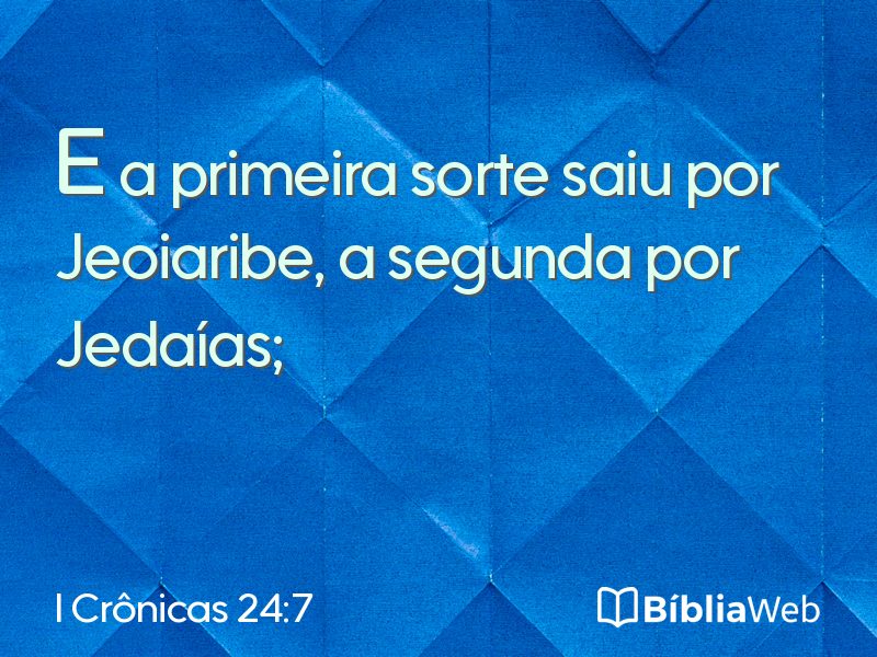 I Crônicas 24:7 em imagem para compartilhar