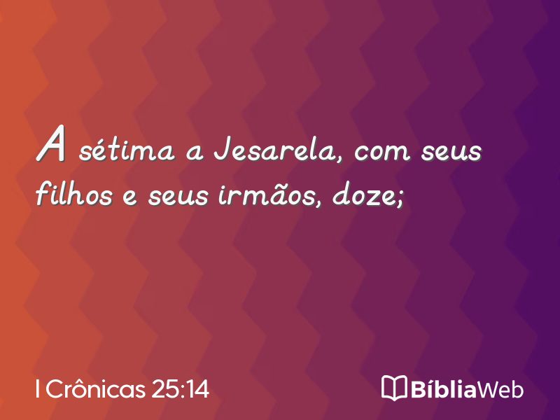 I Crônicas 25:14 em imagem para compartilhar