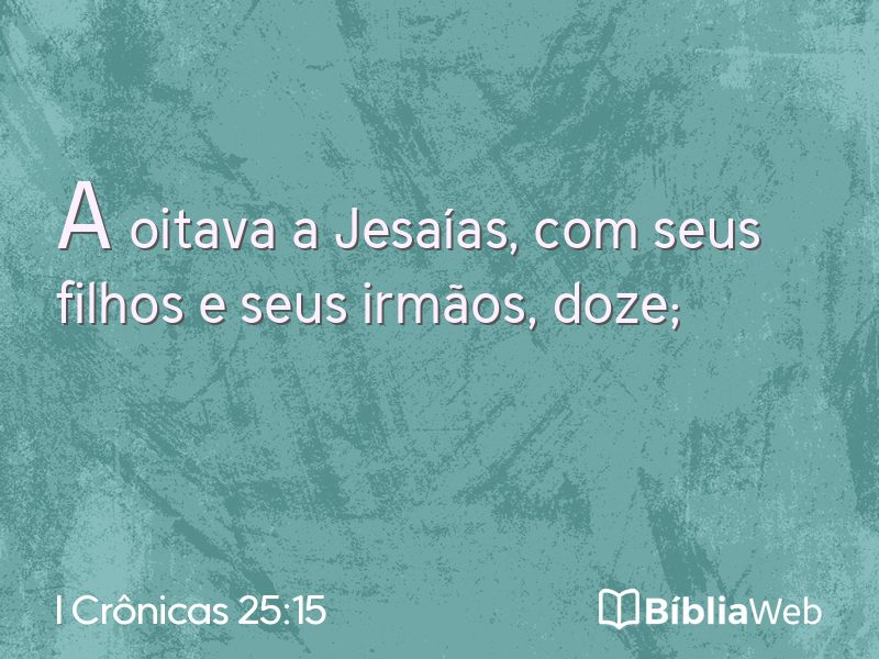 I Crônicas 25:15 em imagem para compartilhar