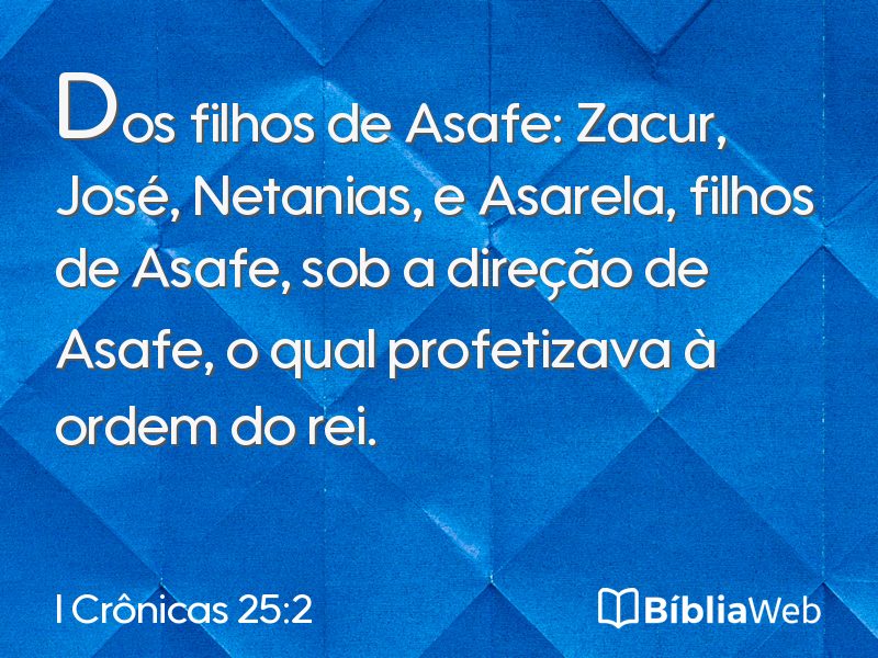 I Crônicas 25:2 em imagem para compartilhar