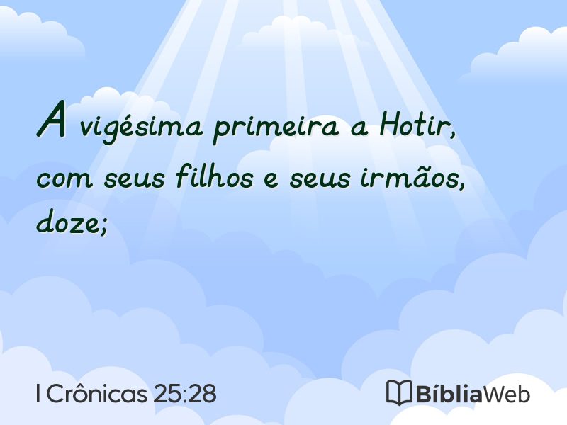 I Crônicas 25:28 em imagem para compartilhar
