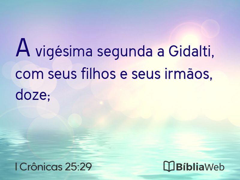 I Crônicas 25:29 em imagem para compartilhar