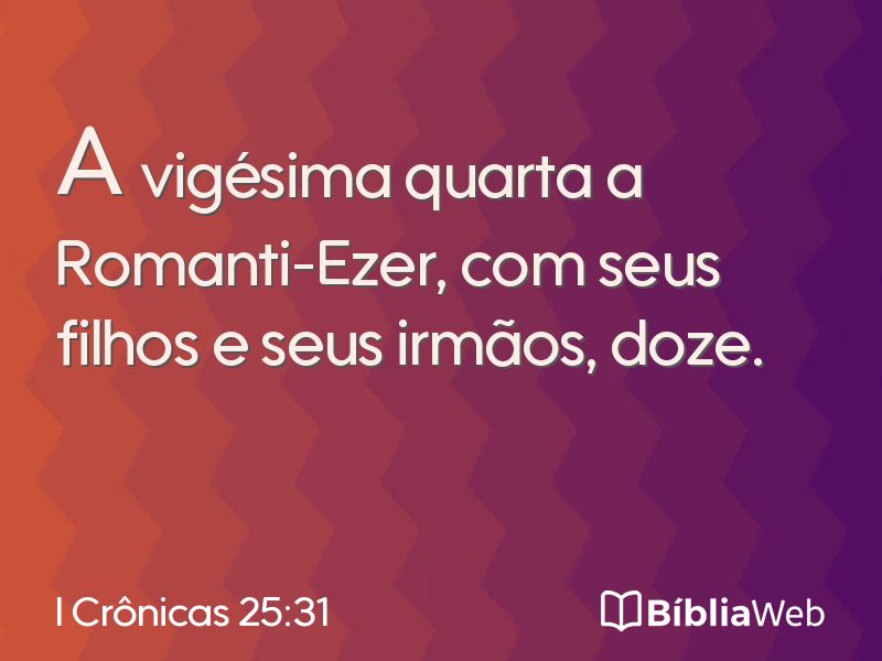 I Crônicas 25:31 em imagem para compartilhar