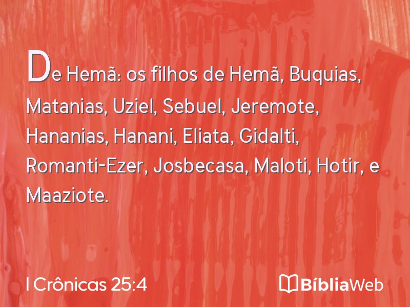 I Crônicas 25:4 em imagem para compartilhar