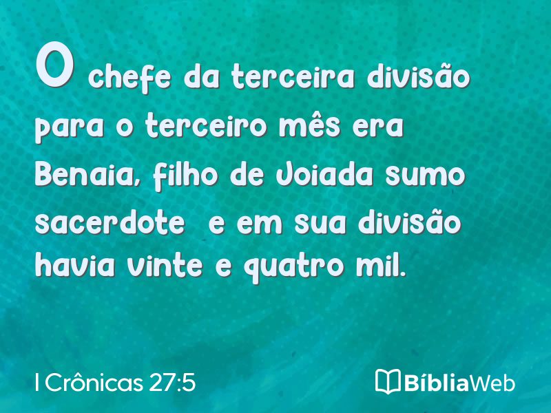 I Crônicas 27:5 em imagem para compartilhar
