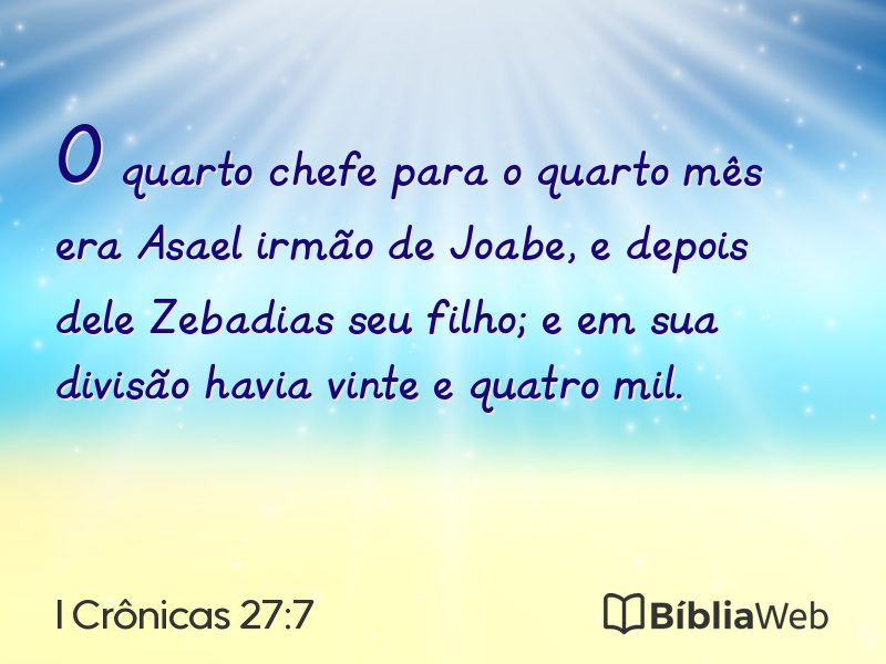 I Crônicas 27:7 em imagem para compartilhar