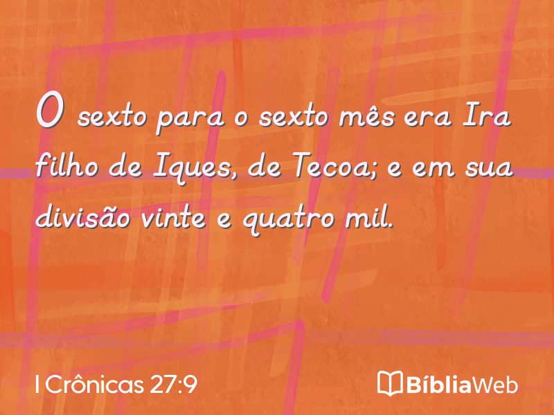 I Crônicas 27:9 em imagem para compartilhar