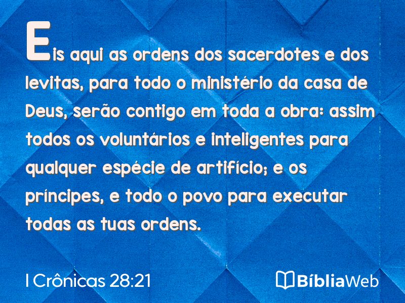 I Crônicas 28:21 em imagem para compartilhar