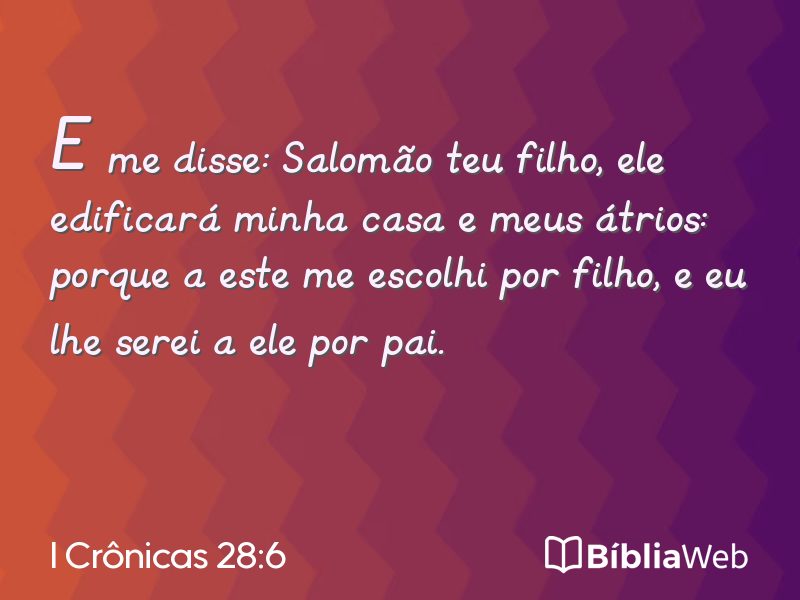 I Crônicas 28:6 em imagem para compartilhar