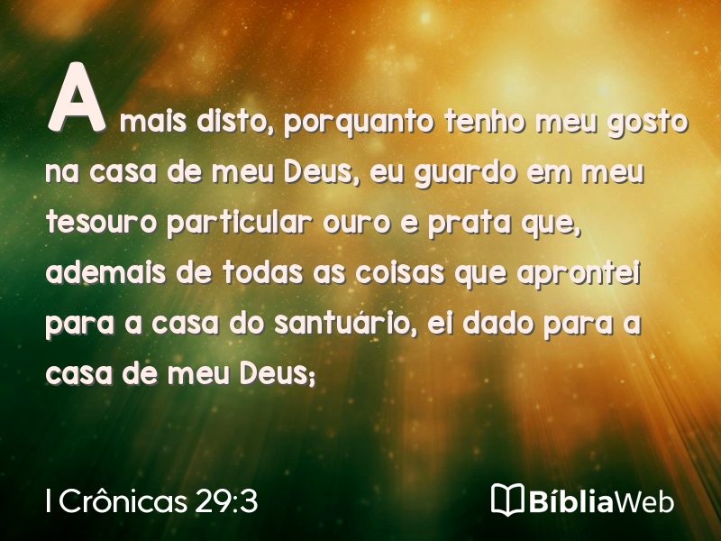 I Crônicas 29:3 em imagem para compartilhar