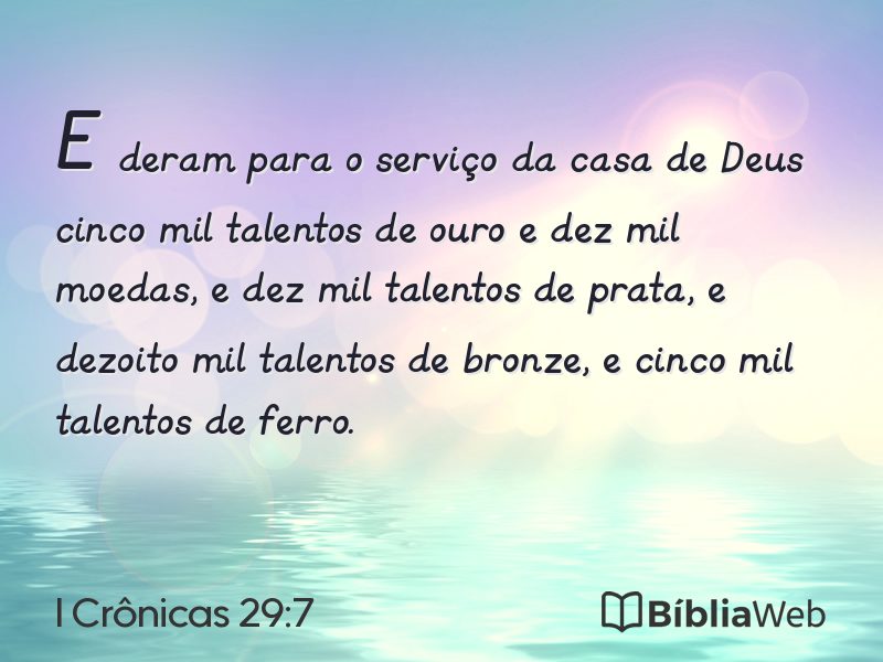 I Crônicas 29:7 em imagem para compartilhar