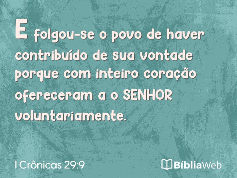 I Crônicas 29:9 em imagem para compartilhar