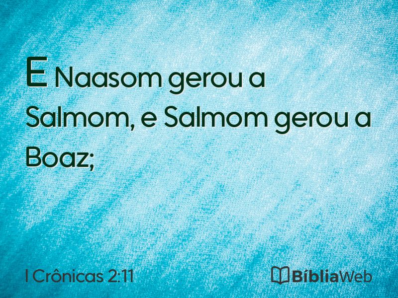 I Crônicas 2:11 em imagem para compartilhar