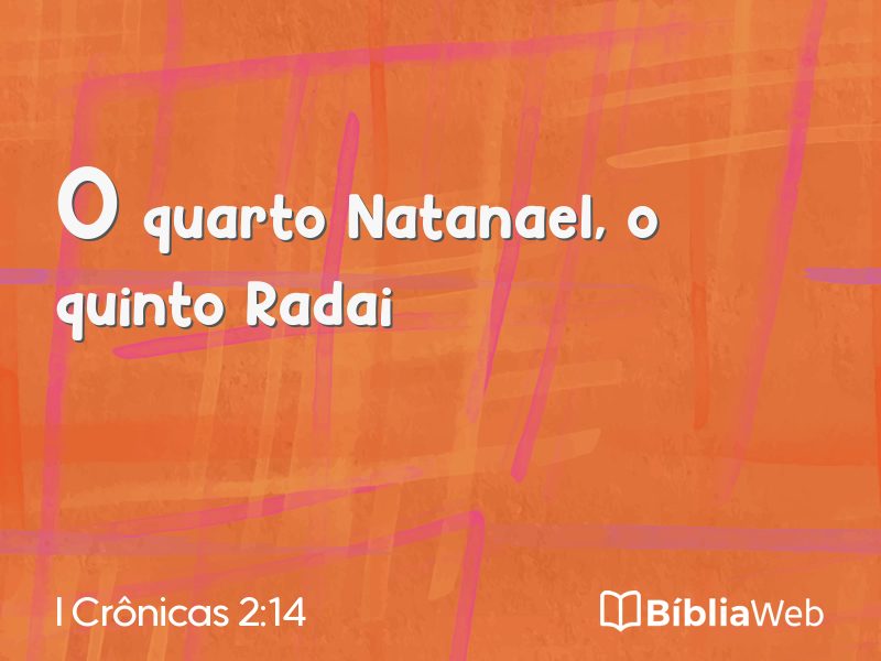 I Crônicas 2:14 em imagem para compartilhar