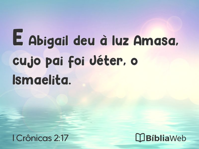 I Crônicas 2:17 em imagem para compartilhar
