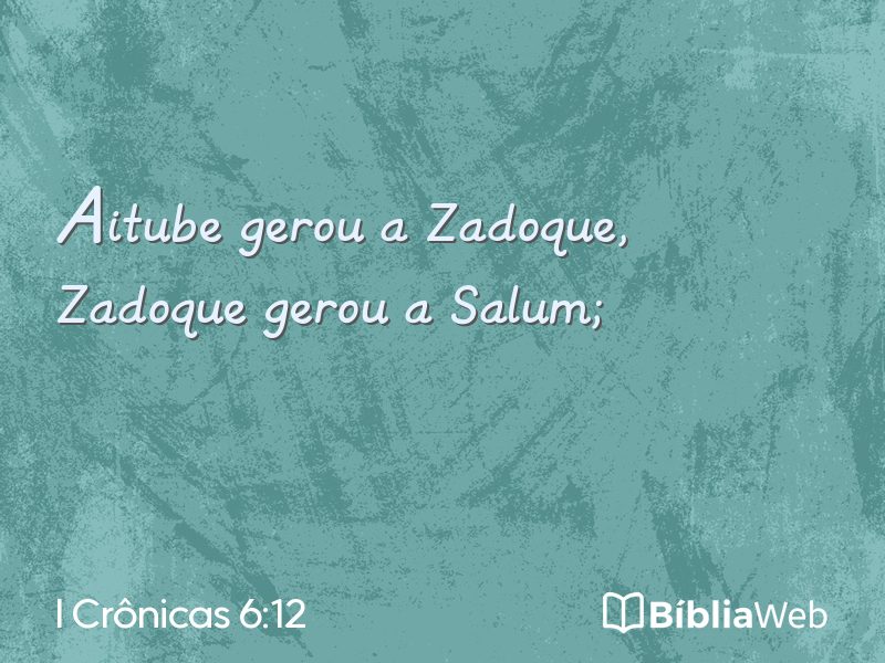 I Crônicas 6:12 em imagem para compartilhar