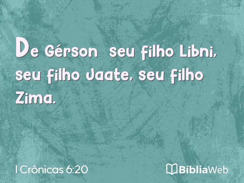 I Crônicas 6:20 em imagem para compartilhar