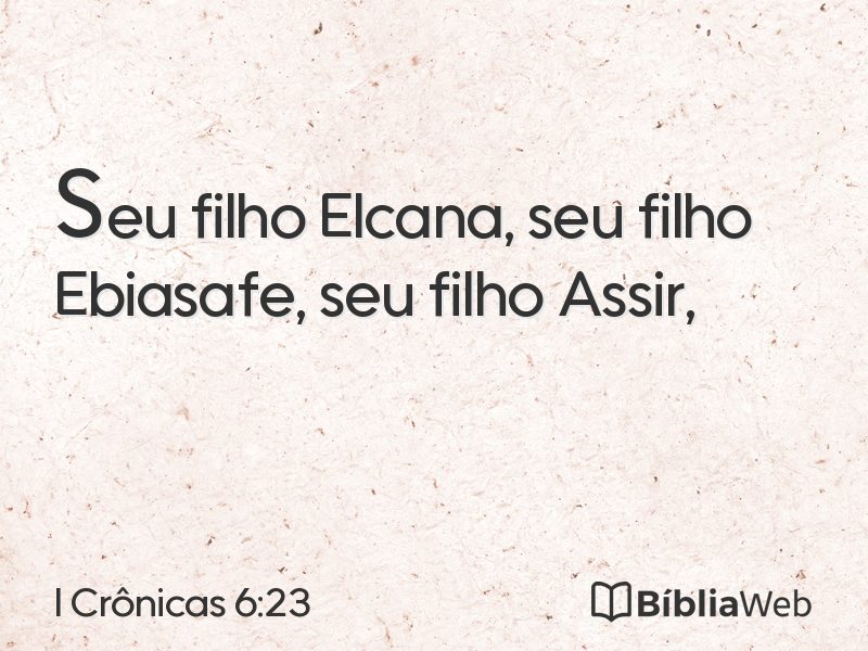 I Crônicas 6:23 em imagem para compartilhar
