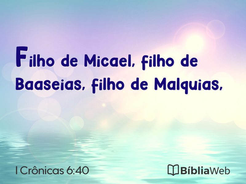 I Crônicas 6:40 em imagem para compartilhar