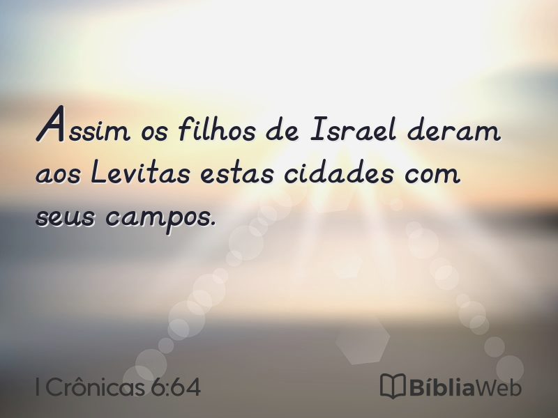 I Crônicas 6:64 em imagem para compartilhar
