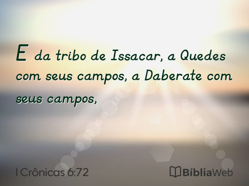 I Crônicas 6:72 em imagem para compartilhar