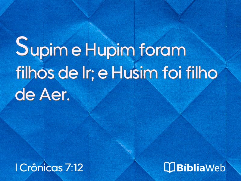 I Crônicas 7:12 em imagem para compartilhar