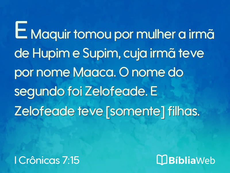 I Crônicas 7:15 em imagem para compartilhar