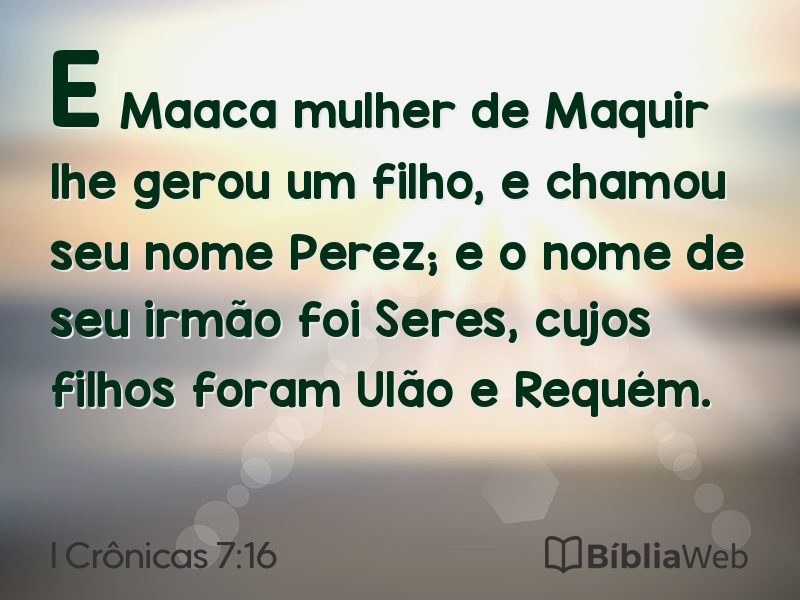 I Crônicas 7:16 em imagem para compartilhar
